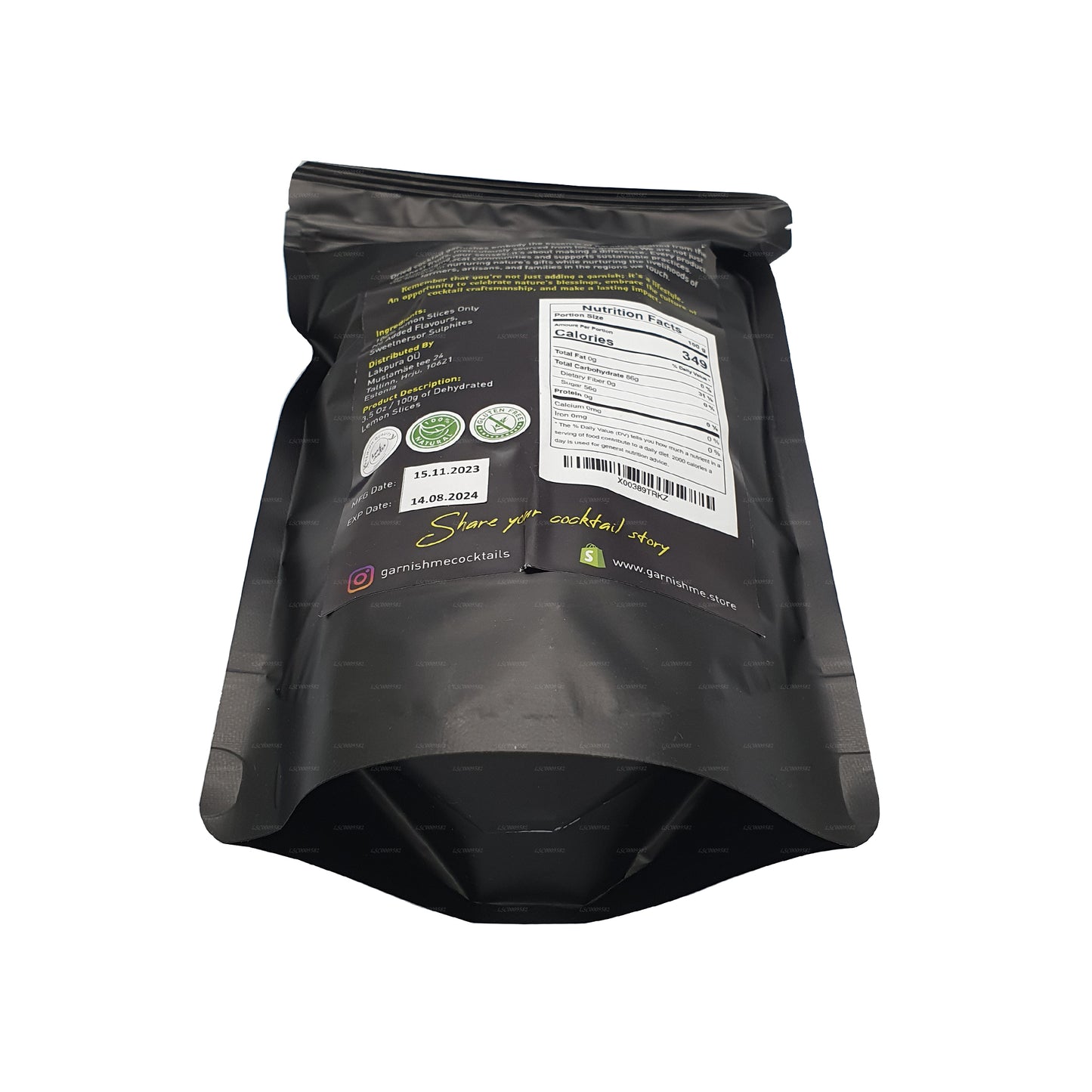 Me Garnish Dehydrated Lemon Slices (100g)