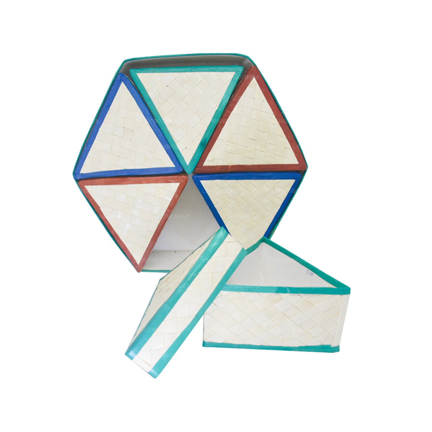 Lakpura Palmyrah Leaf Pudełko upominkowe (projekt D)