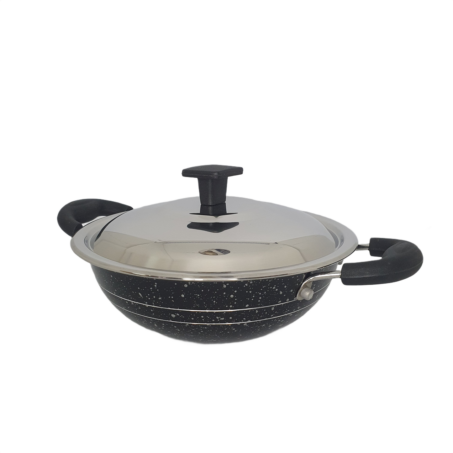 Bristo Nieprzywierająca platynowa patelnia z lejem 18 cm (7 cali)