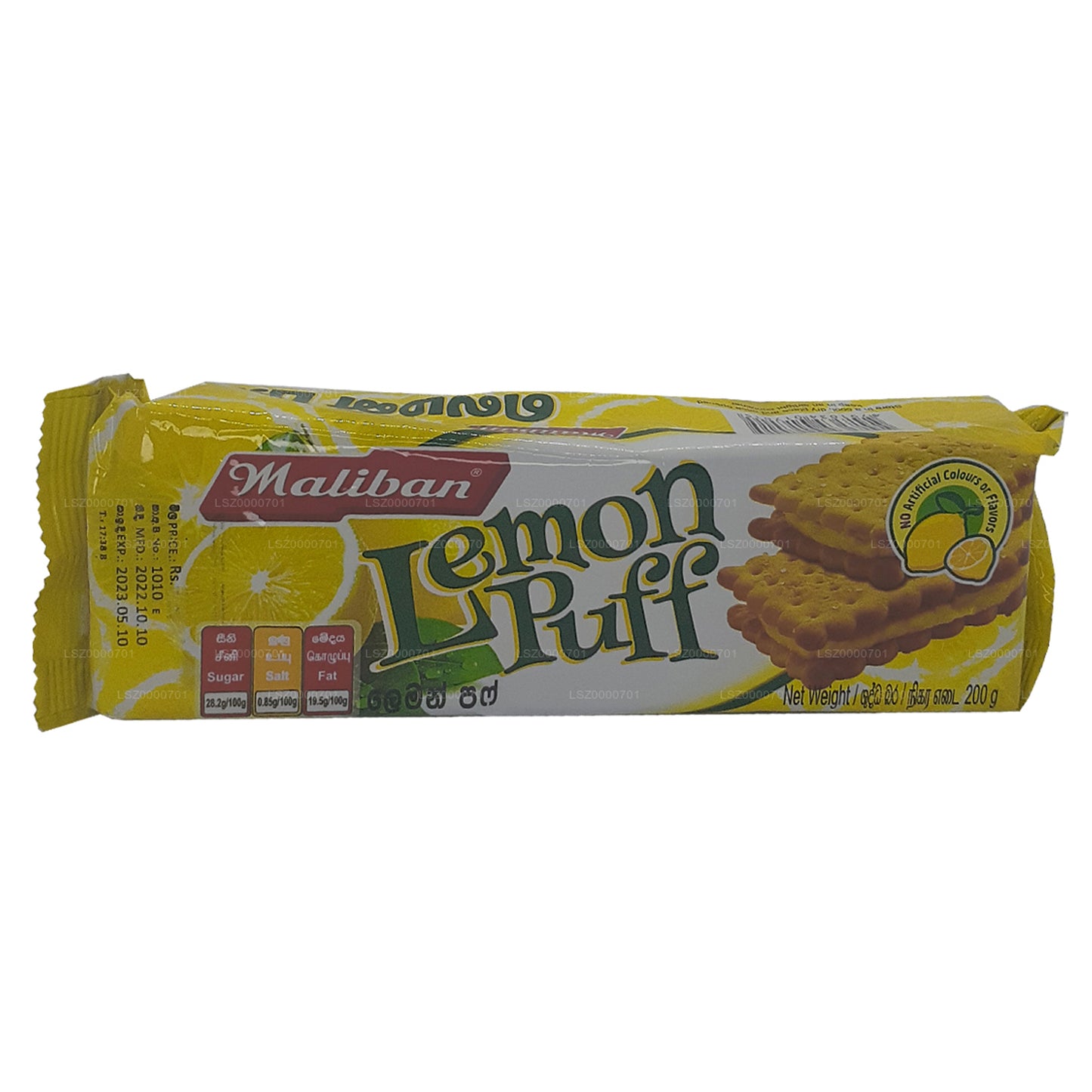 Maliban Lemon Puff Herbatniki (200g)