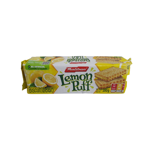 Maliban Lemon Puff Herbatniki (200g)
