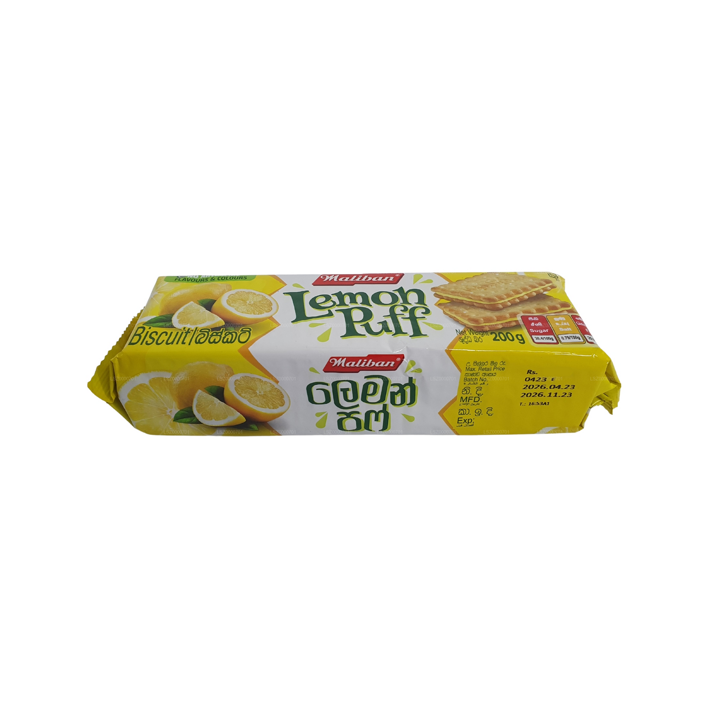 Maliban Lemon Puff Herbatniki (200g)