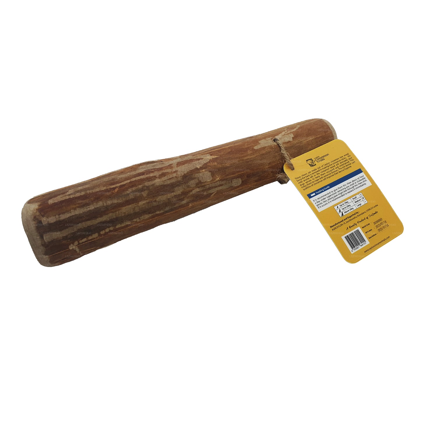 Ceylon Cinnamon Trails Cinnamon Wood Dog Chew „Mały”