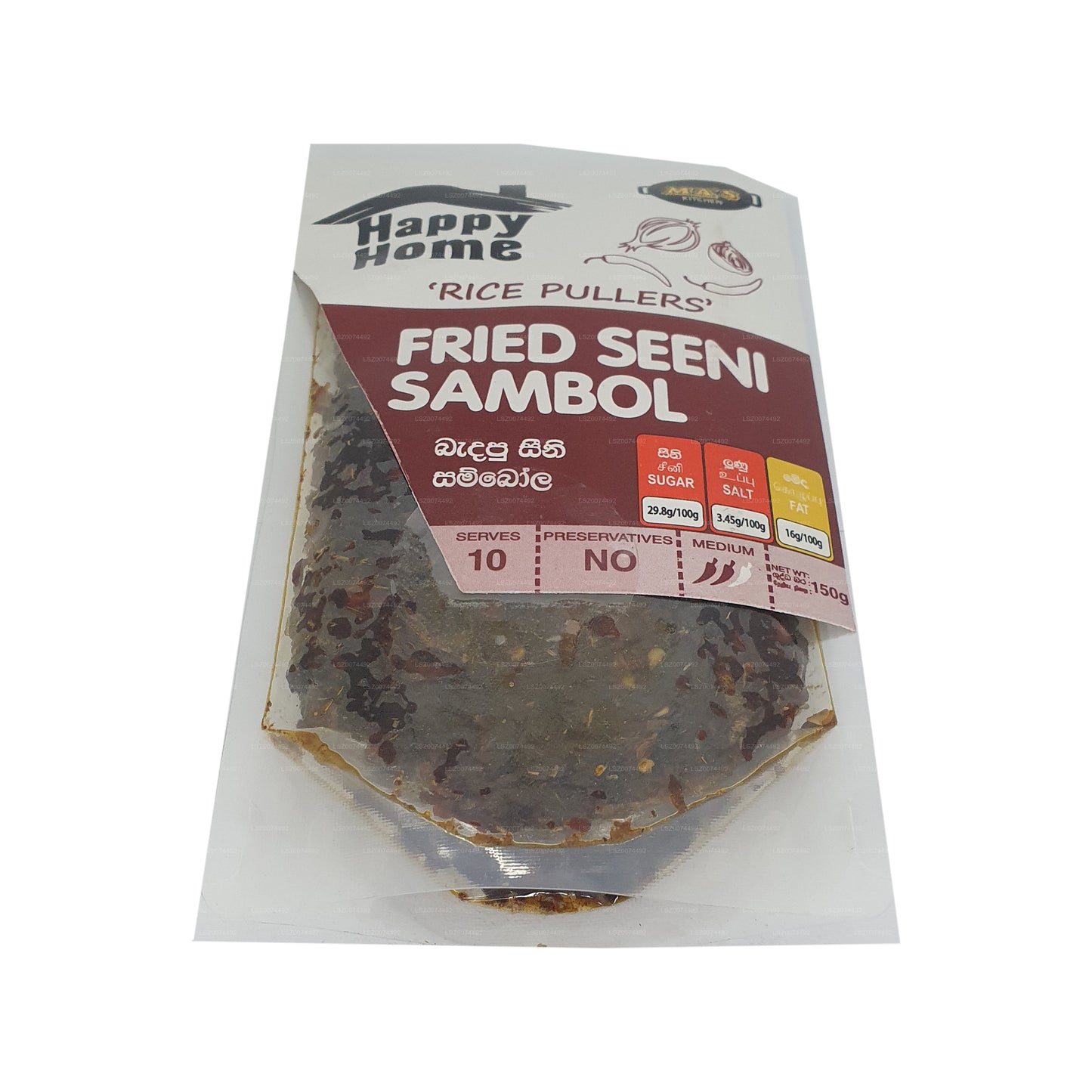 MA's Kitchen Happy Home Smażone Seeni Sambal (150g)