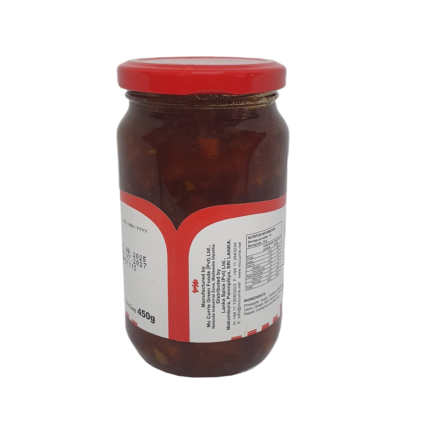 Mc Currie Chutney Ananasowy (450g)