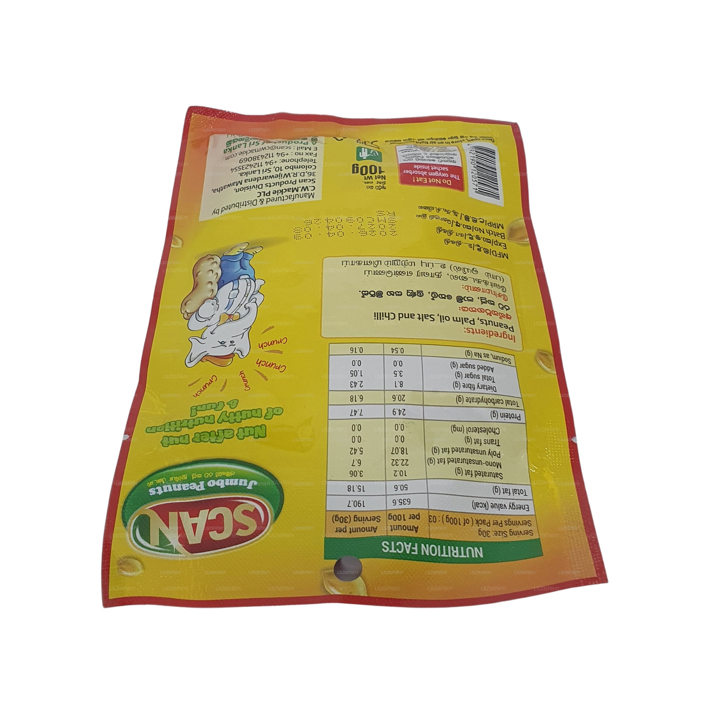 Scan Chilli Jumbo Orzeszki ziemne (100g)