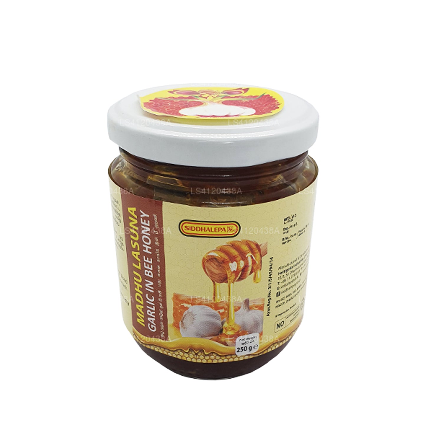Siddhalepa Madhu Lasuna CCzosnek Siddhalepa Madhu Lasuna w miodzie pszczelim (250 g)zosnek W Miodzie Pszczelim (250g)
