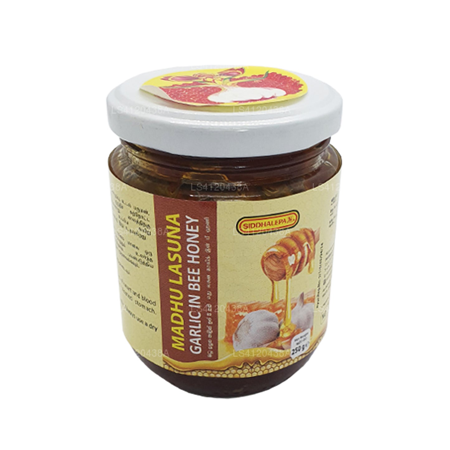 Siddhalepa Madhu Lasuna CCzosnek Siddhalepa Madhu Lasuna w miodzie pszczelim (250 g)zosnek W Miodzie Pszczelim (250g)