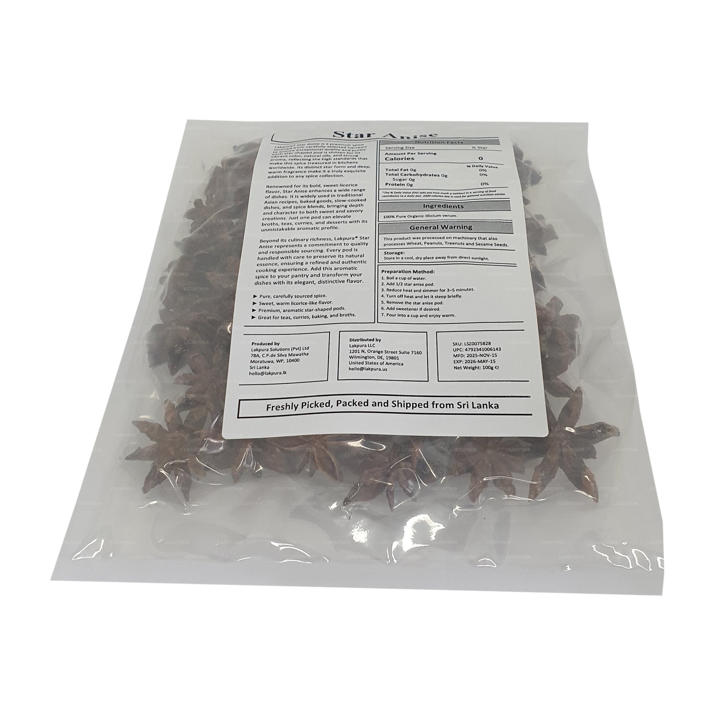 Lakpura Anyż Gwiaździsty (100g)