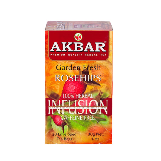 Akbar Garden Fresh Rosehips 20 torebek na herbatę (30g)