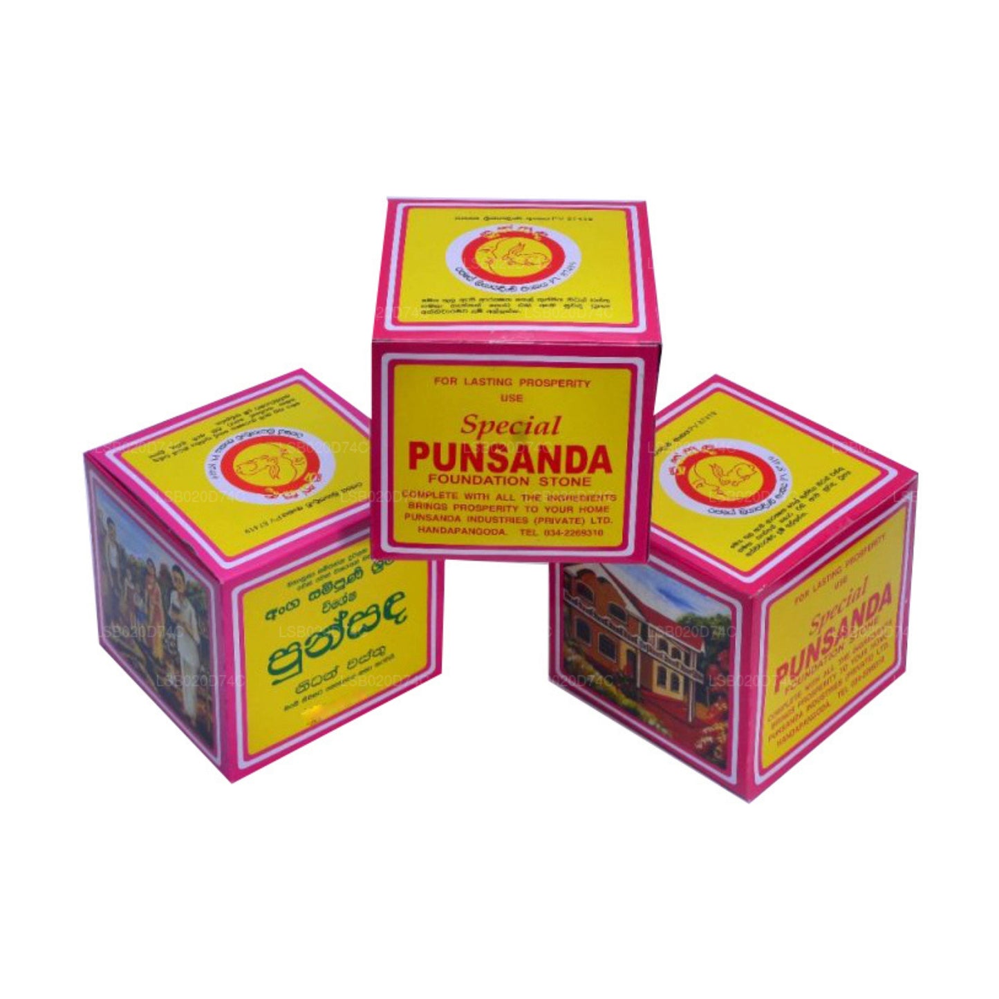 Punsanda Nidan Wasthu (główne kamienie fundamentowe)