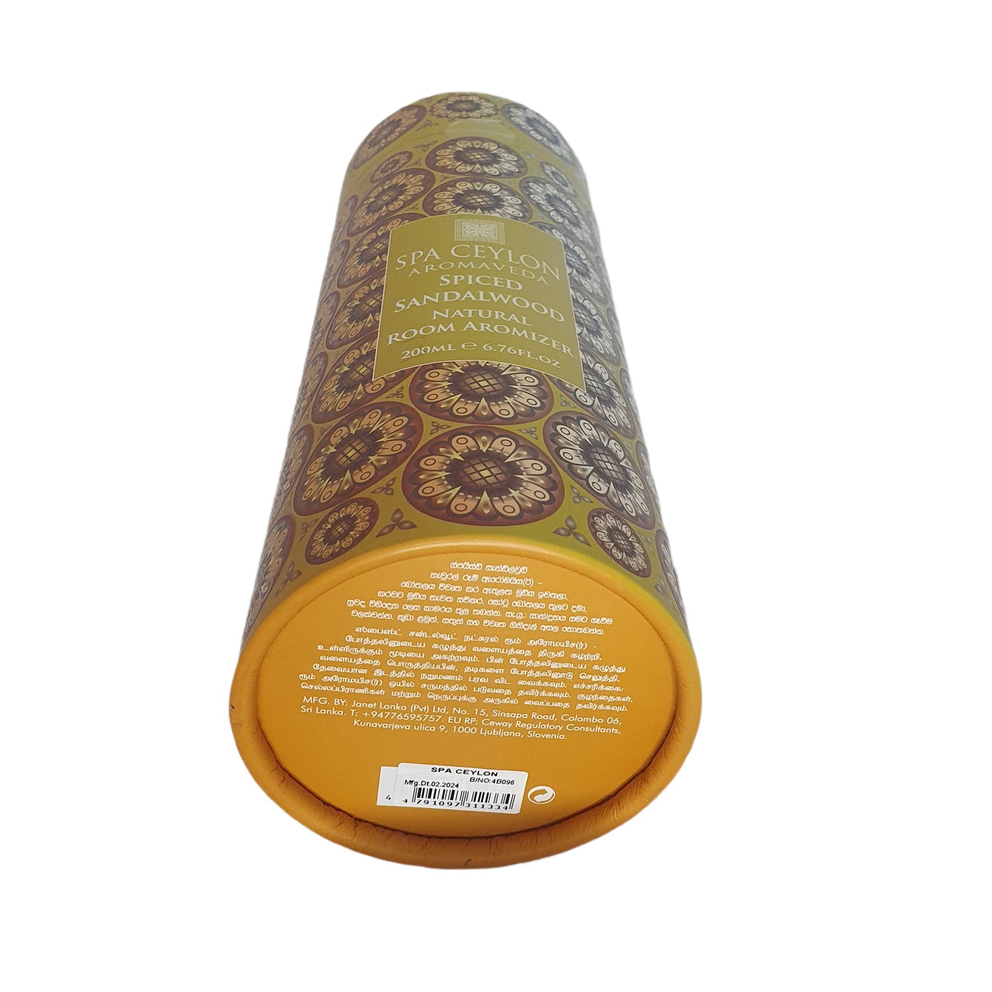 Spa Ceylon Spiced Sandalwood Naturalny aromizer pokojowy (190 ml)