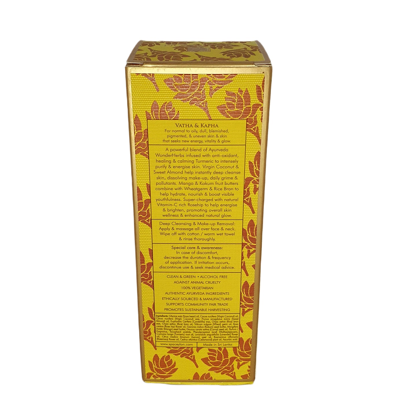 Spa Ceylon True Kurkuma - Witamina C Glow - Głęboko Oczyszczający Balsam Do Twarzy (100ml)