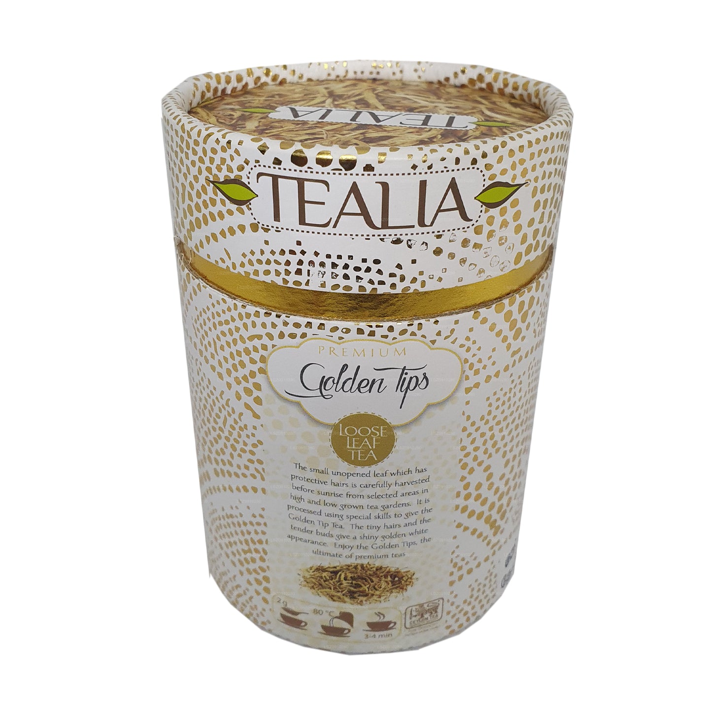Tealia Golden Tips Canister (50g)