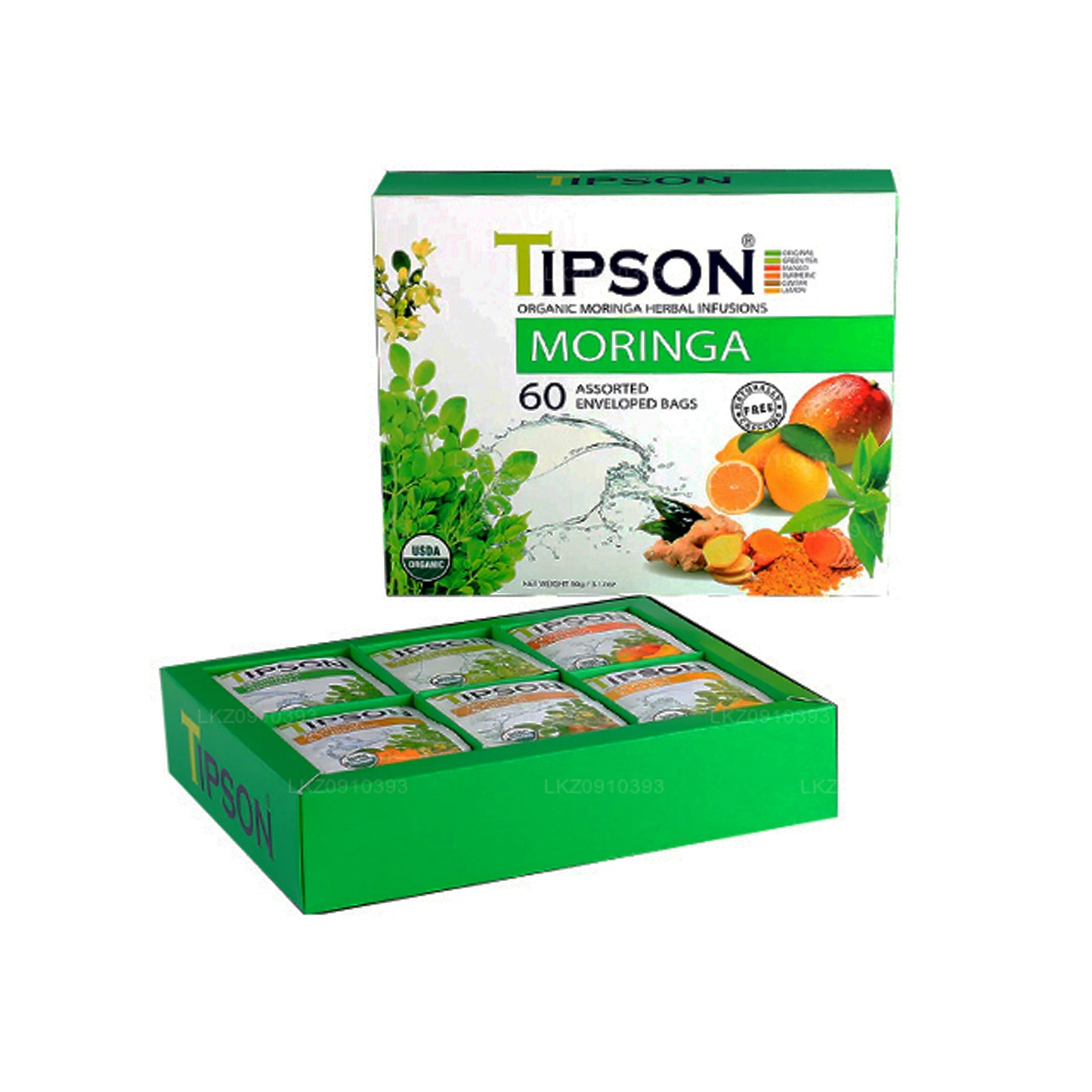 Tipson Herbata Organiczna Moringa Różne (90g)