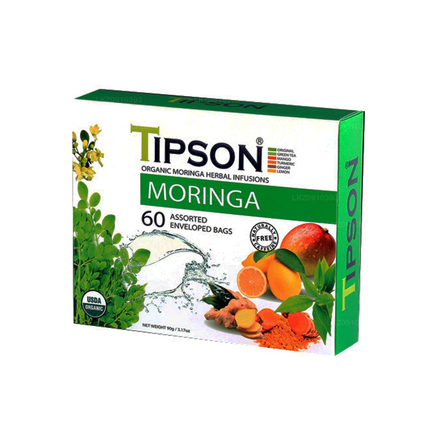 Tipson Herbata Organiczna Moringa Różne (90g)