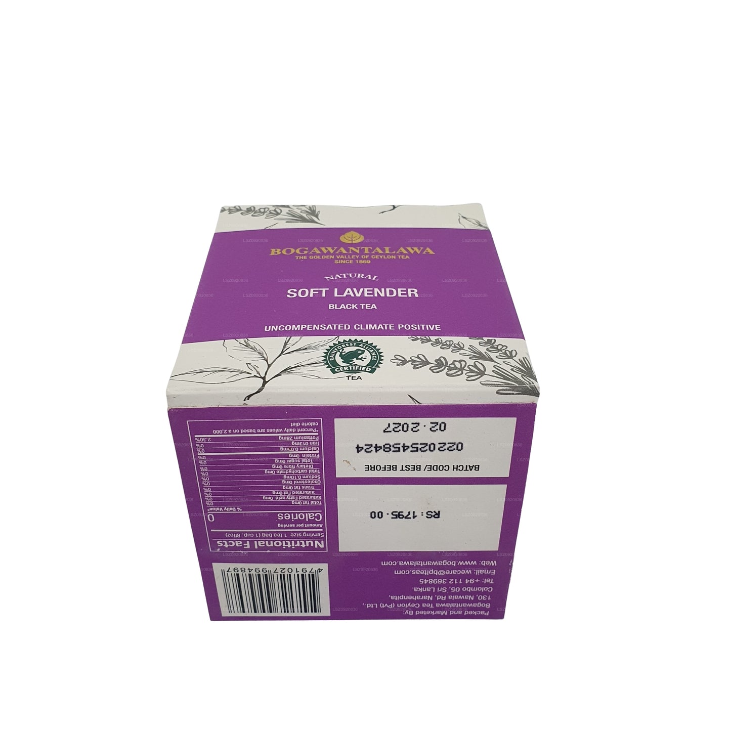 Bogawantalawa Soft Lavender Tea (40g) 20 Tea Bags
