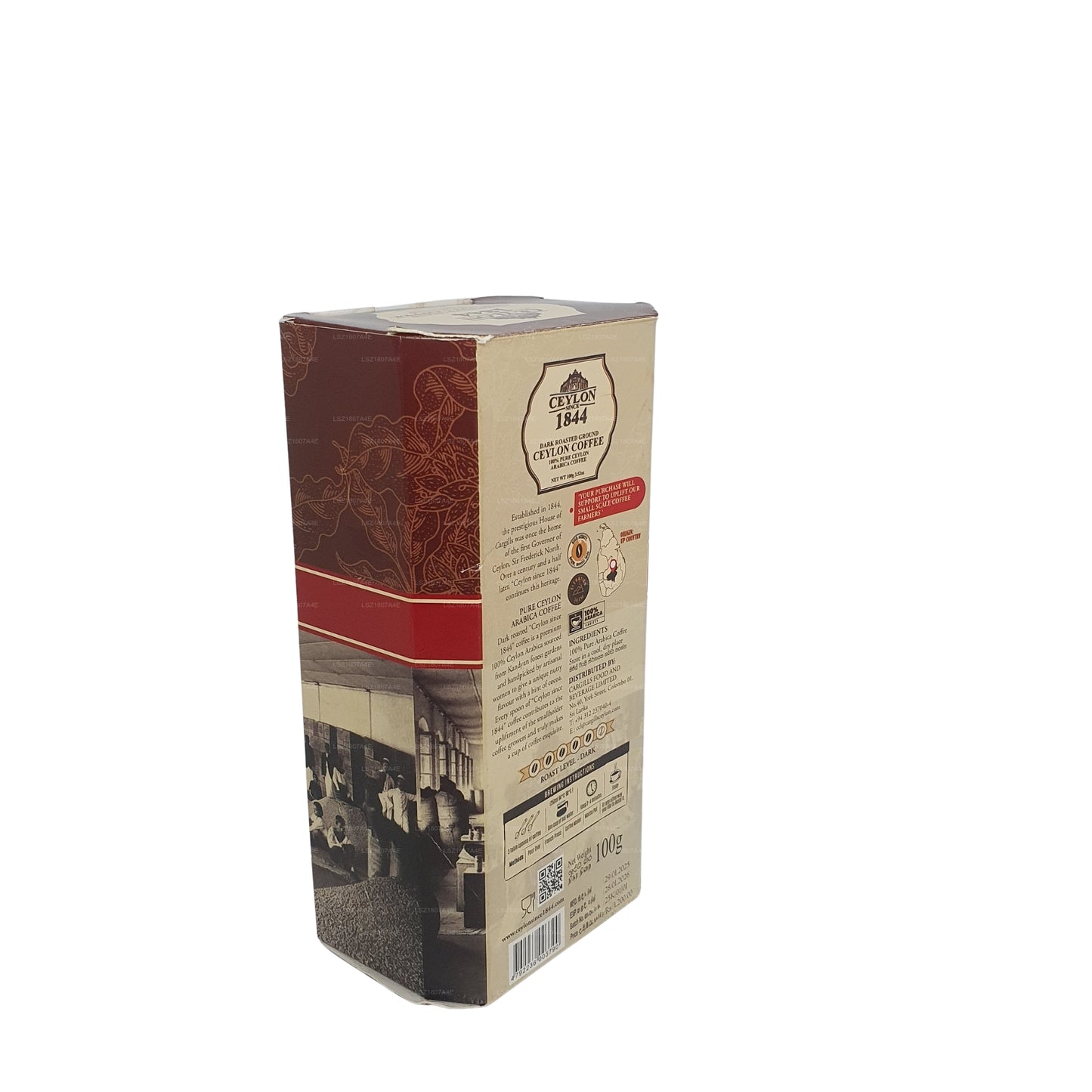 Ceylon Since  Dark Roasted Ground Coffee (100g)