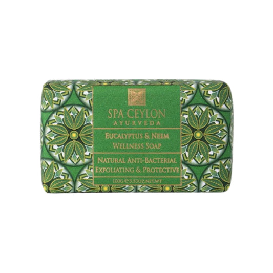 Spa Ceylon Eucalyptus & Neem – Antybakteryjne mydło złuszczające Wellness (100 g)