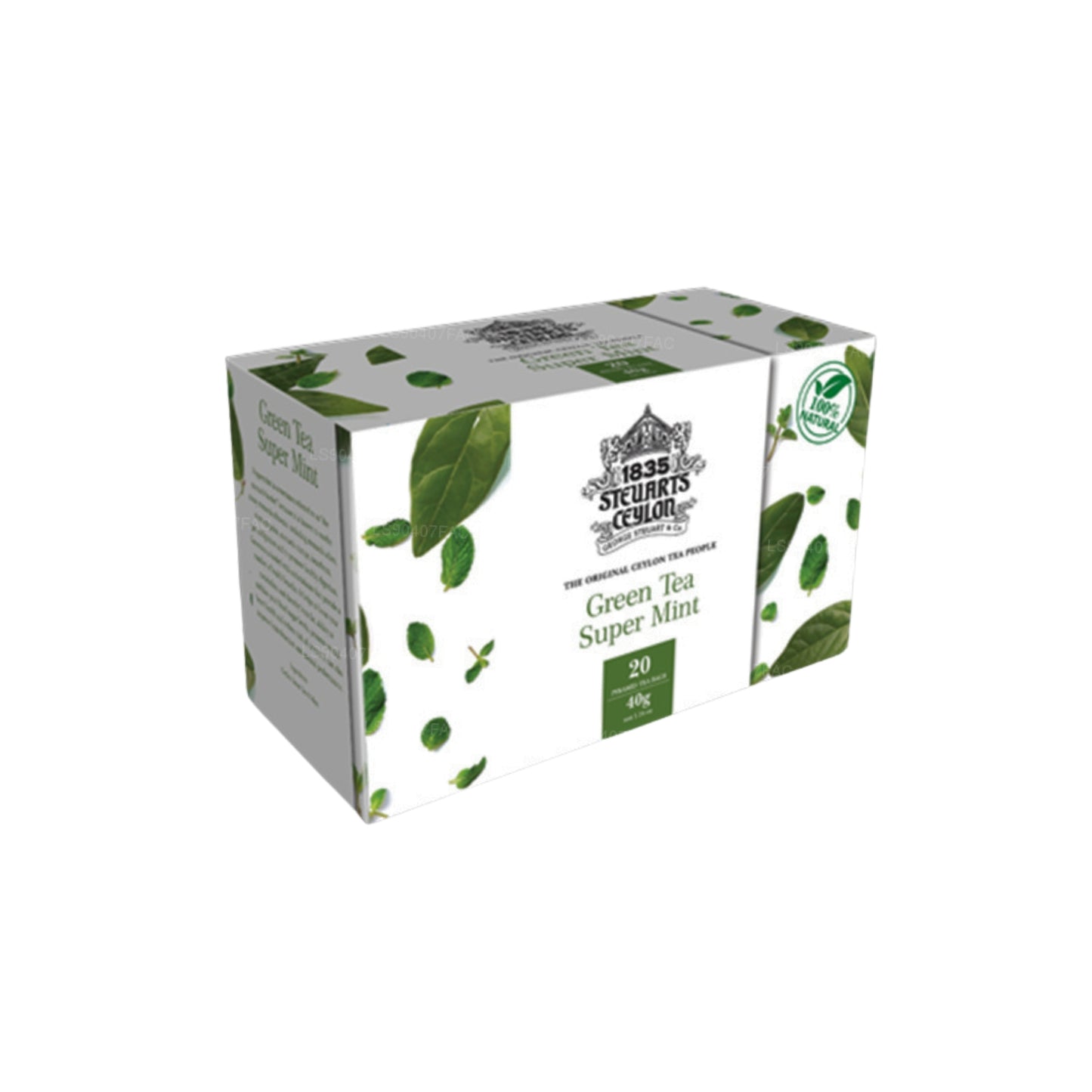 George Steuart Zielona herbata Super Mint (40g) 20 Torebek herbaty