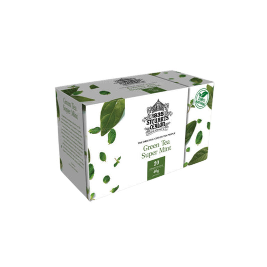 George Steuart Zielona herbata Super Mint (40g) 20 Torebek herbaty