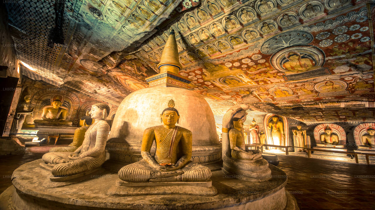 Sigiriya Rock and Dambulla from Panadura