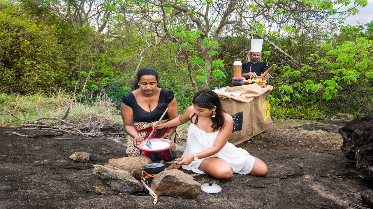 Wioska nad jeziorem Sorobara z Mahiyanganaya