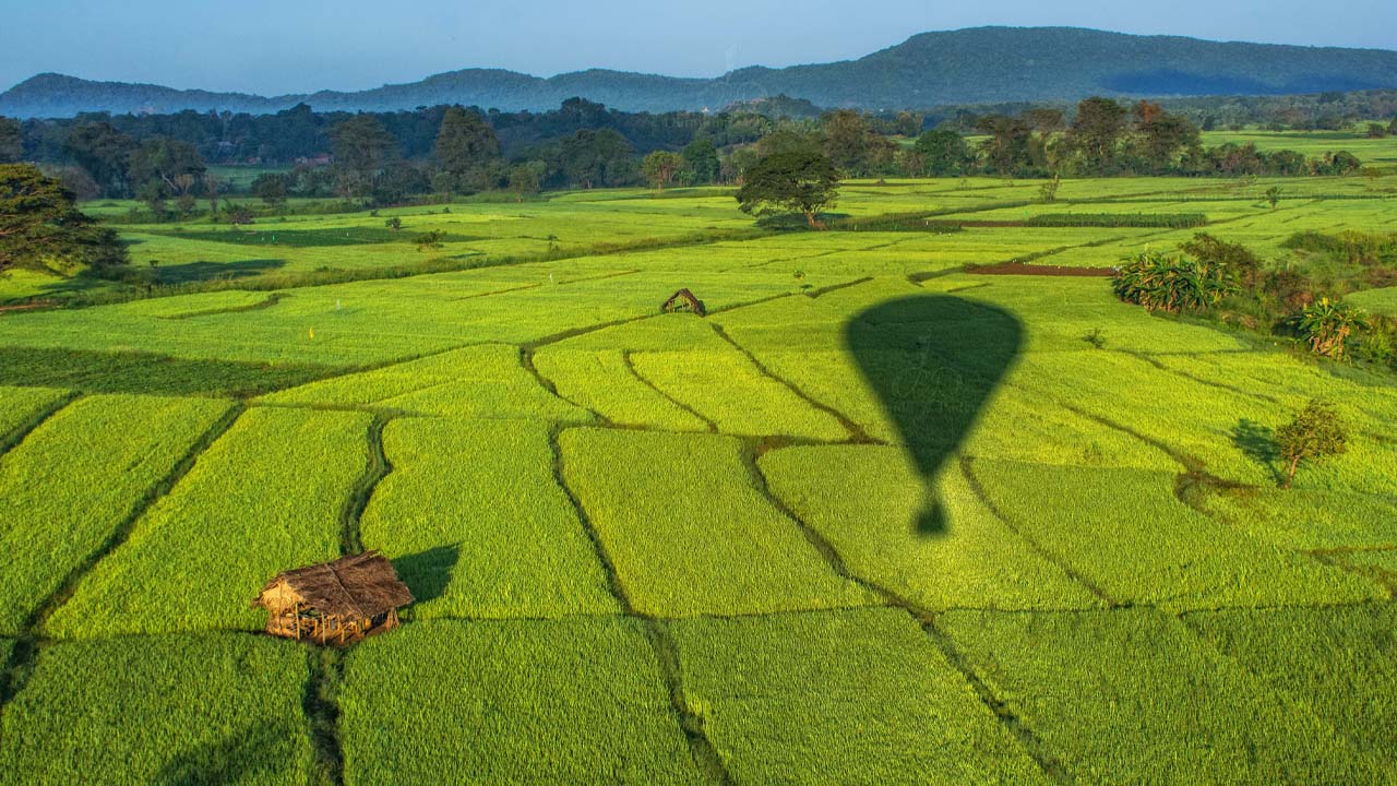 Wycieczka balonem na ogrzane powietrze z Kandalama