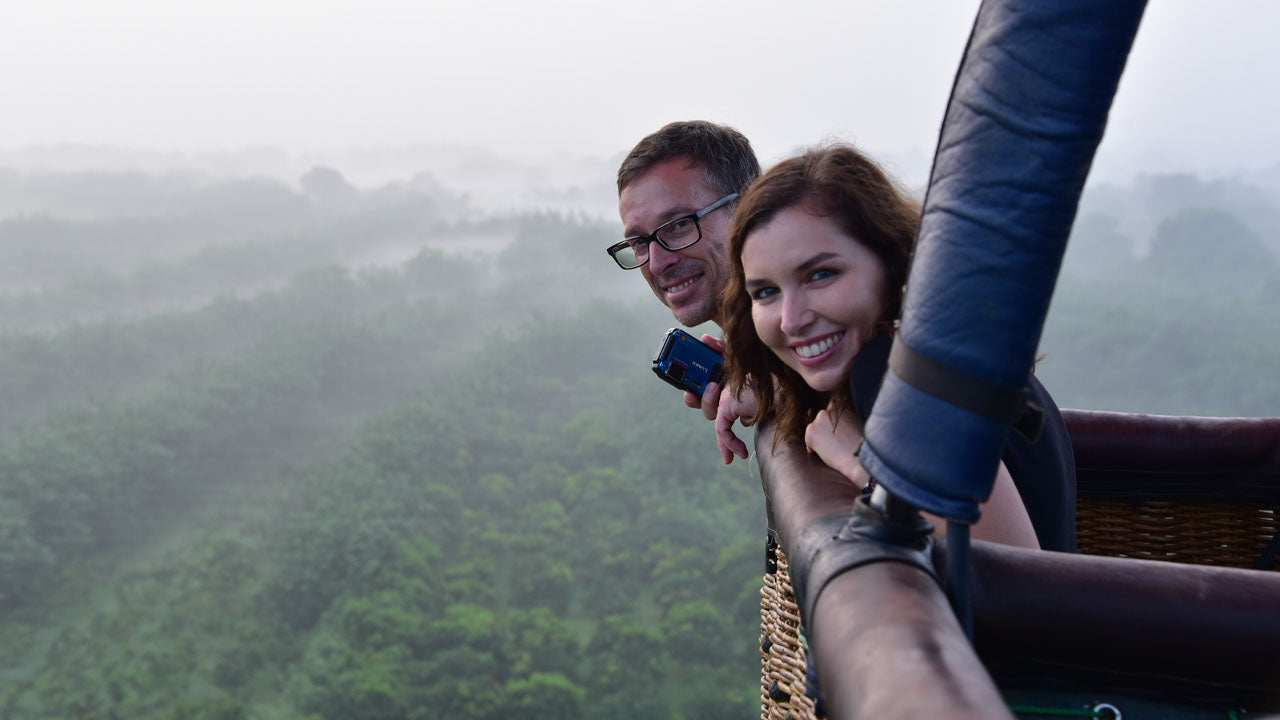 Wycieczka balonem na ogrzane powietrze z Kandalama