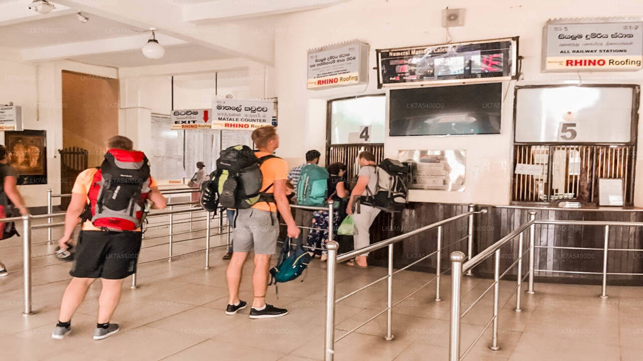 Ella to Nanu Oya train ride on (Train № 1016 "Udarata Menike")