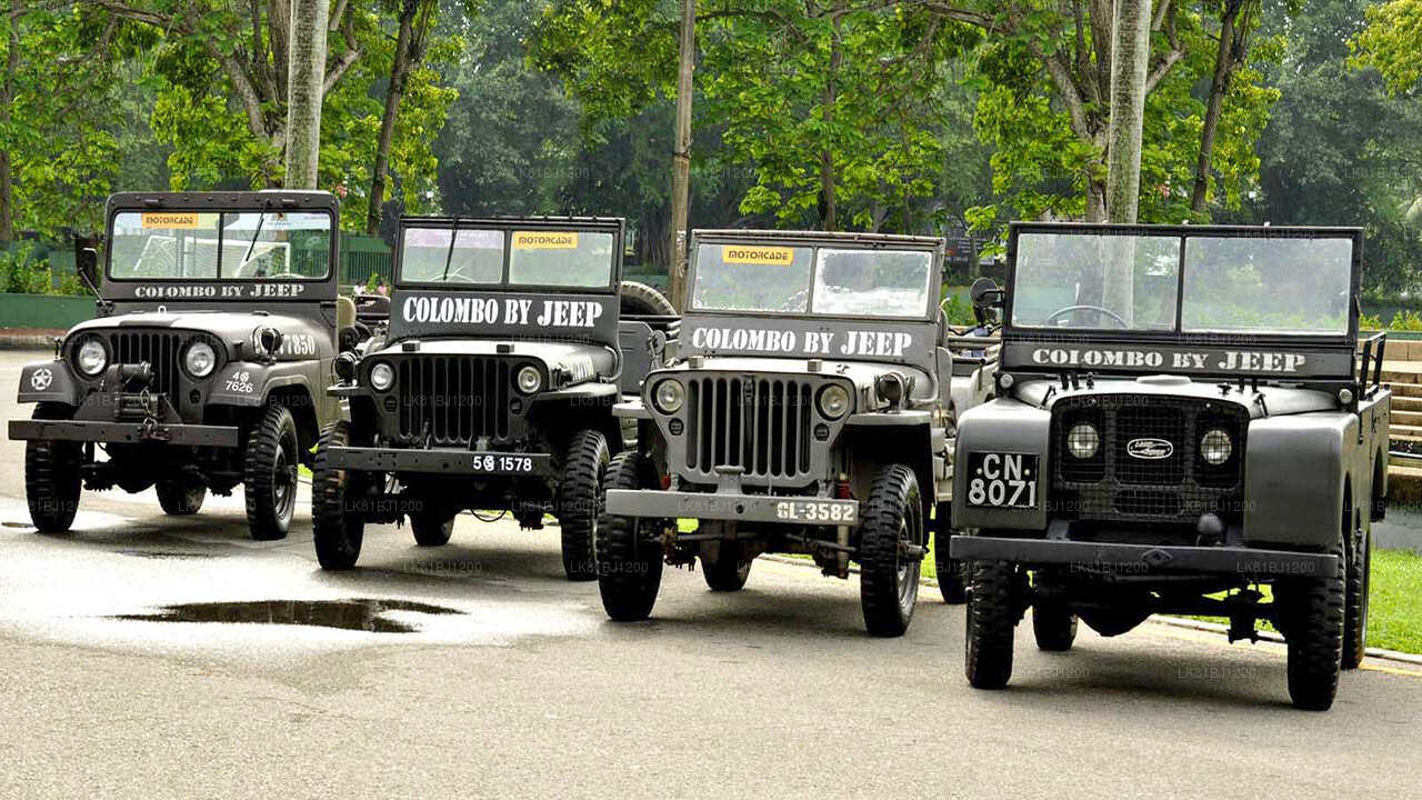 Colombo City Tour przez Land Rover Series 1 Jeep z portu Colombo