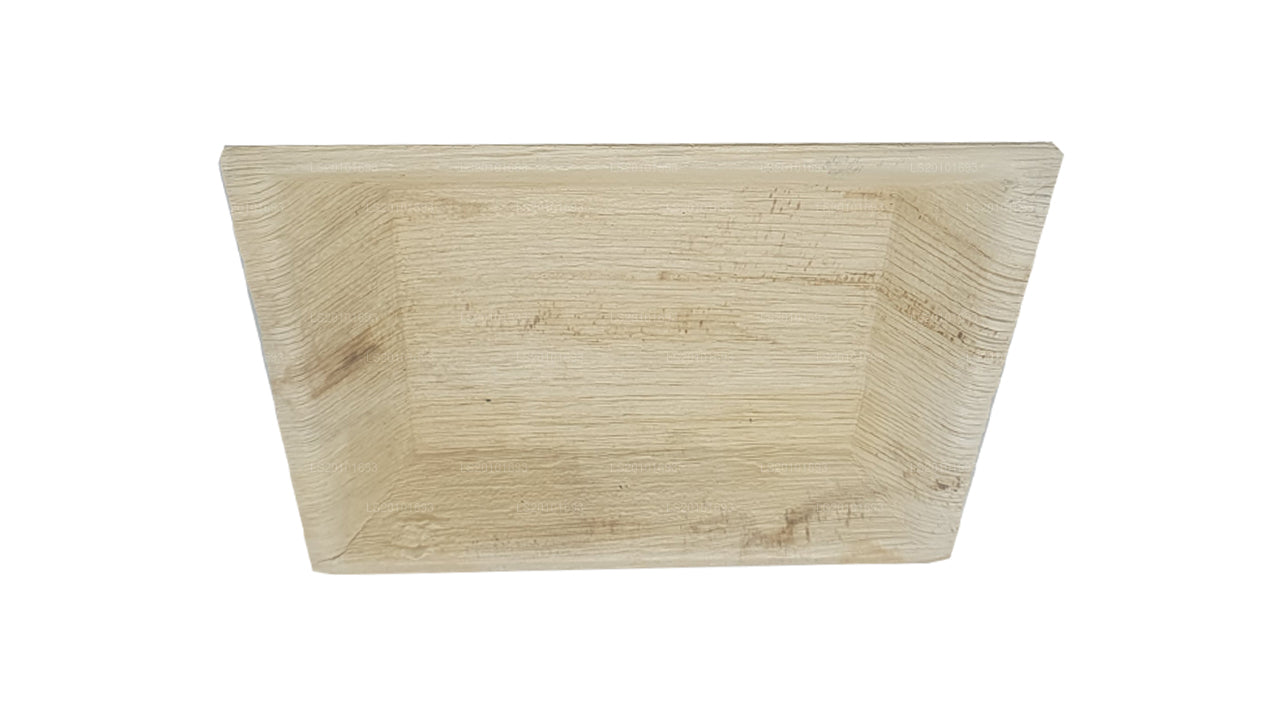 Ręcznie robione płyty spożywcze z liści Areca 20 cm x 20 cm (typ kwadratowy)