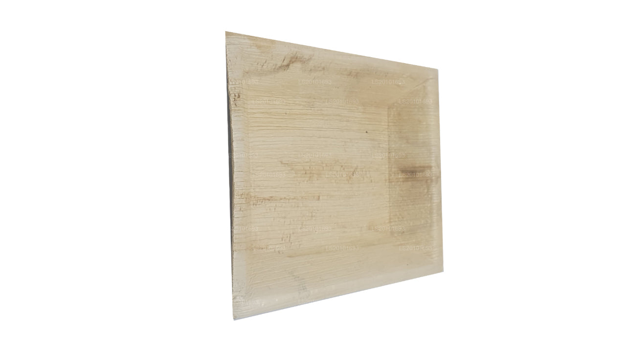 Ręcznie robione płyty spożywcze z liści Areca 20 cm x 20 cm (typ kwadratowy)