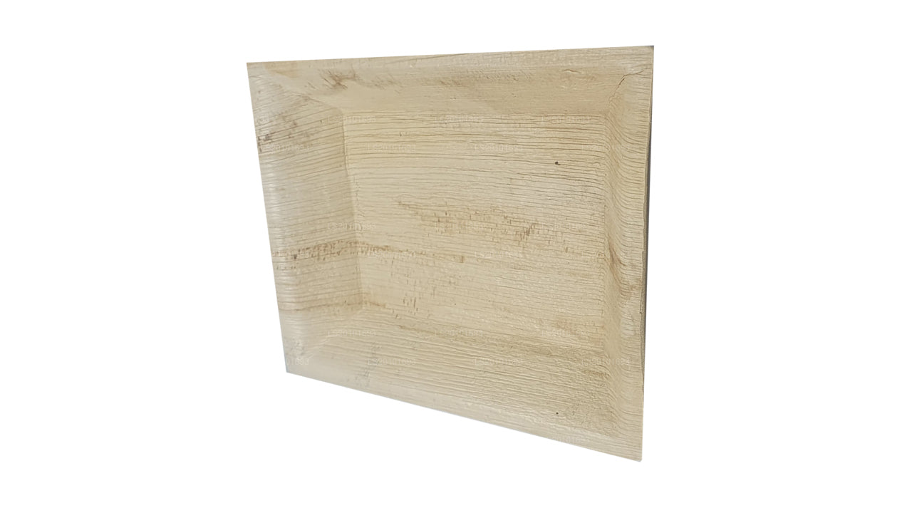 Ręcznie robione płyty spożywcze z liści Areca 20 cm x 20 cm (typ kwadratowy)