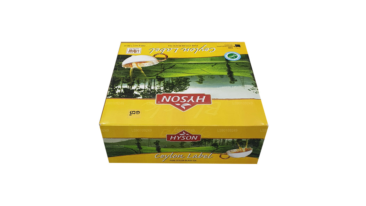 Hyson Ceylon Label BOPF (200g) 100 torebek herbaty