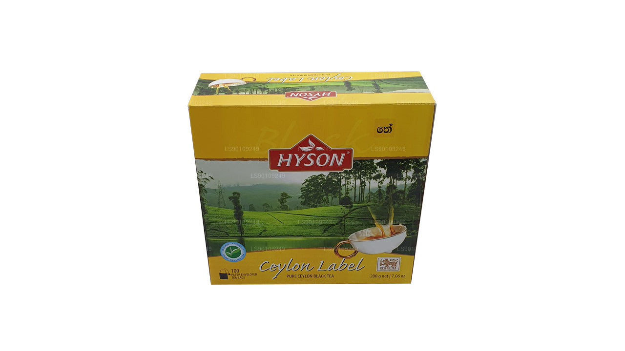 Hyson Ceylon Label BOPF (200g) 100 torebek herbaty