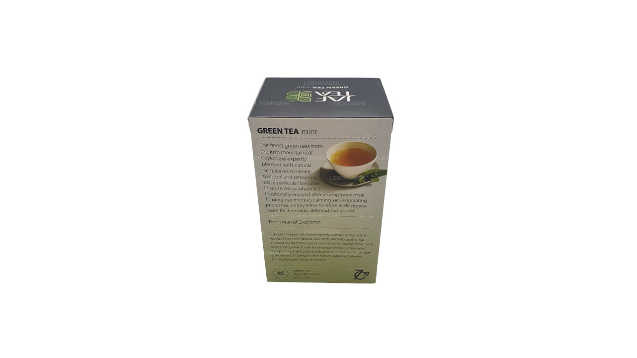 Jaf Tea Pure Green Collection Zielona herbata miętowa folia kopertowa torebki do herbaty (40g)