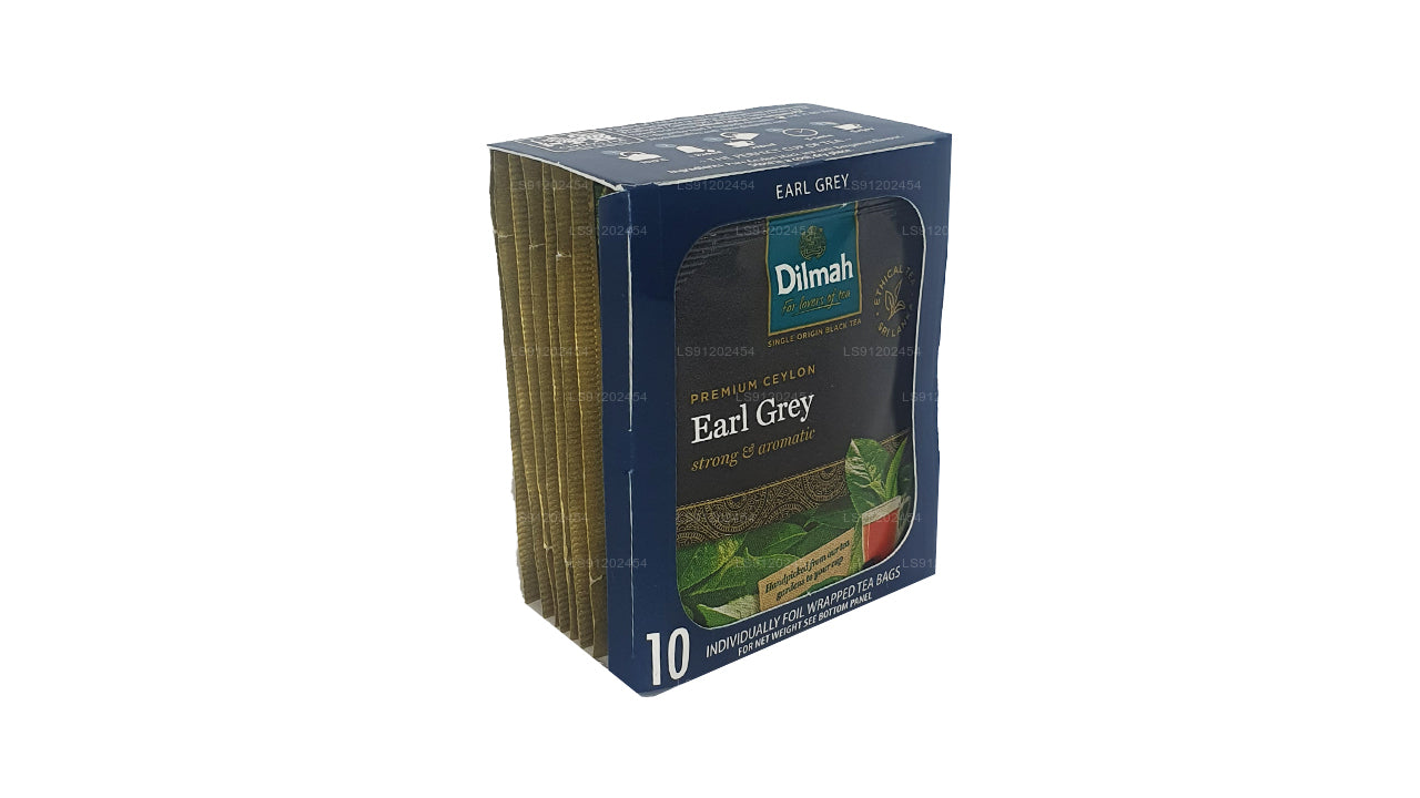 Dilmah Earl Grey Tea (20g) 10 pojedynczo opakowanych folią torebek herbaty