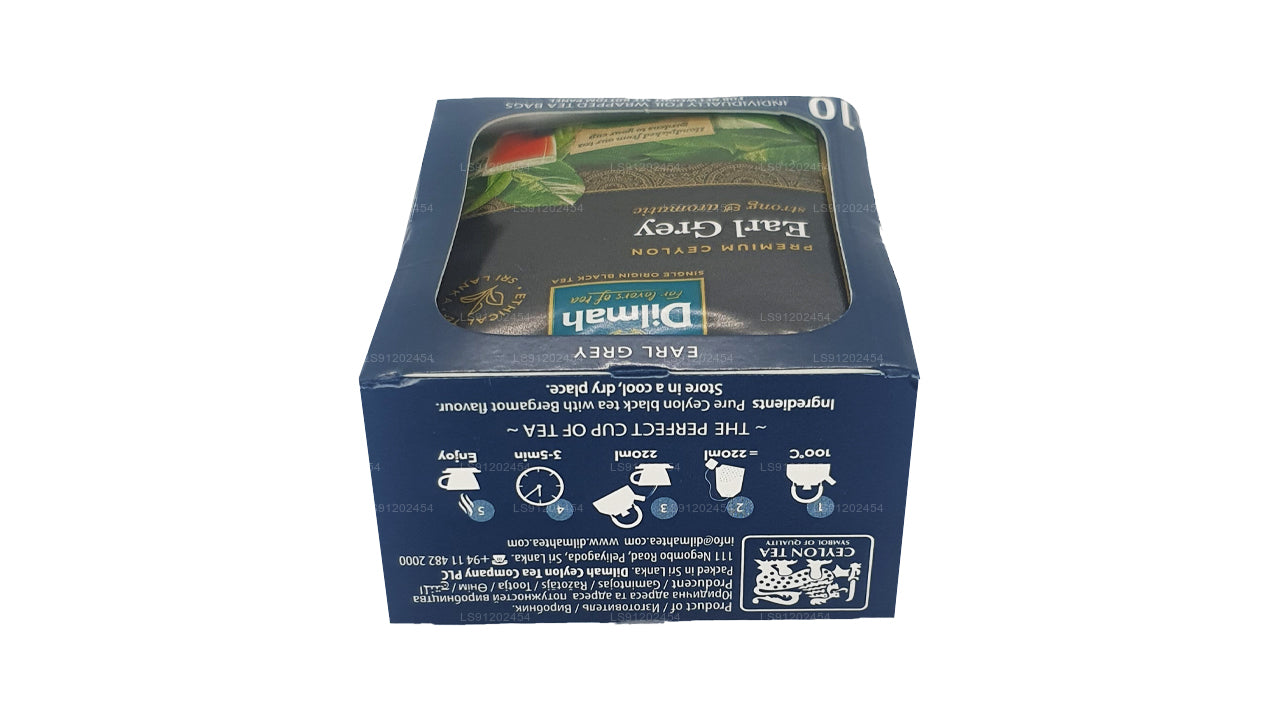 Dilmah Earl Grey Tea (20g) 10 pojedynczo opakowanych folią torebek herbaty