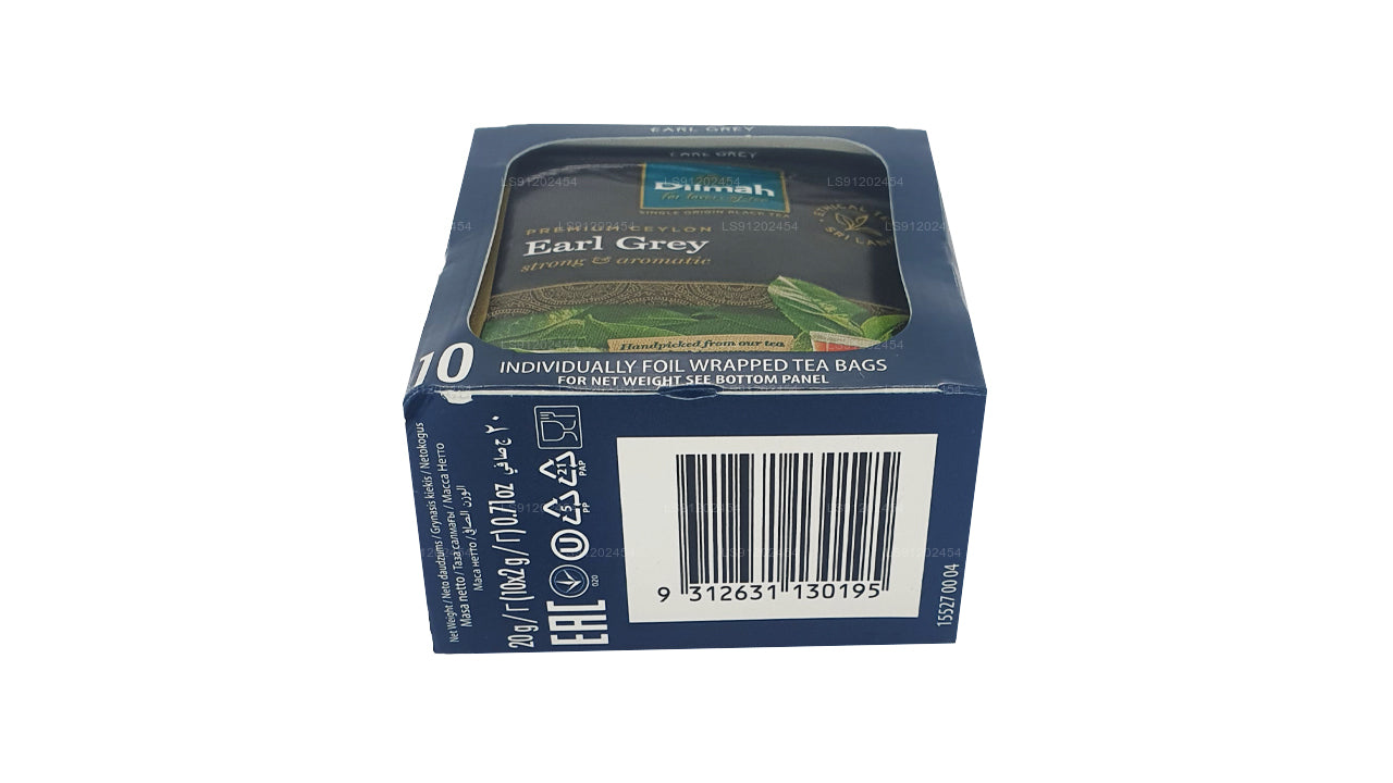 Dilmah Earl Grey Tea (20g) 10 pojedynczo opakowanych folią torebek herbaty
