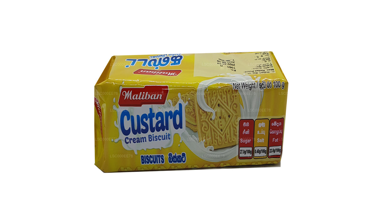 Maliban Custard Cream Sandwich Biszkopt (100g)